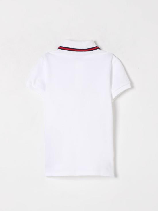 25FW [키즈] 구찌 폴로 셔츠 805405XJGXV 9250 White - GUCCI