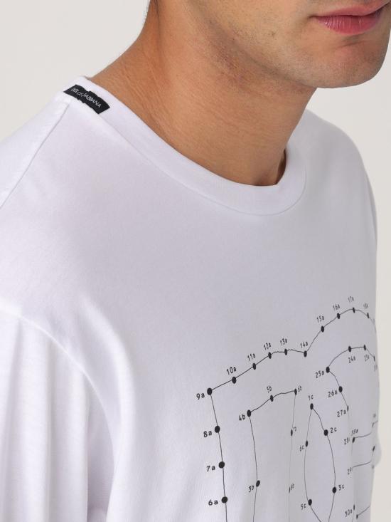 25FW 돌체앤가바나 반팔 티셔츠 G8PN9TG7O4N W0800 White - DOLCE & GABBANA