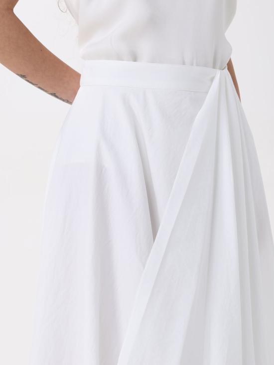 25SS 브루넬로 쿠치넬리 롱 스커트 M0F79G3812 C600 White - BRUNELLO CUCINELLI