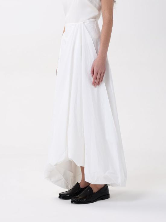 25SS 브루넬로 쿠치넬리 롱 스커트 M0F79G3812 C600 White - BRUNELLO CUCINELLI