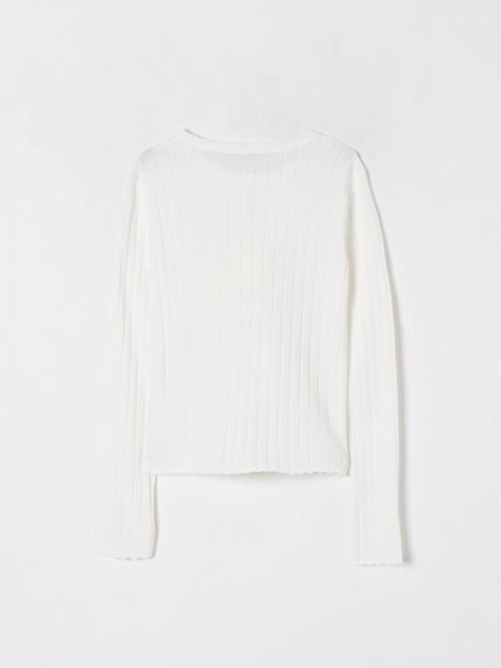 25FW [키즈] 트윈셋 풀오버 251GJ3402 00808 White - TWINSET