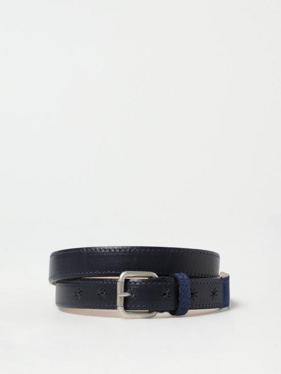 25FW [키즈] 마뉴엘리츠 가죽 벨트 MR2994 BLU Blue