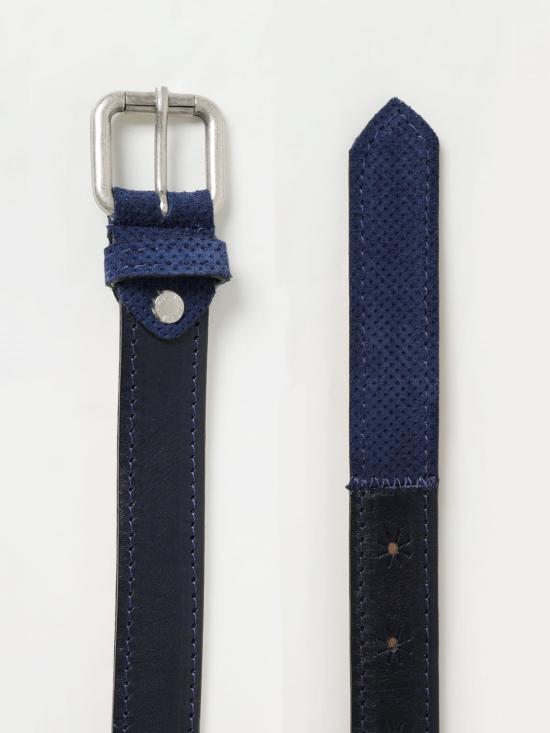 25FW [키즈] 마뉴엘리츠 가죽 벨트 MR2994 BLU Blue - MANUEL RITZ