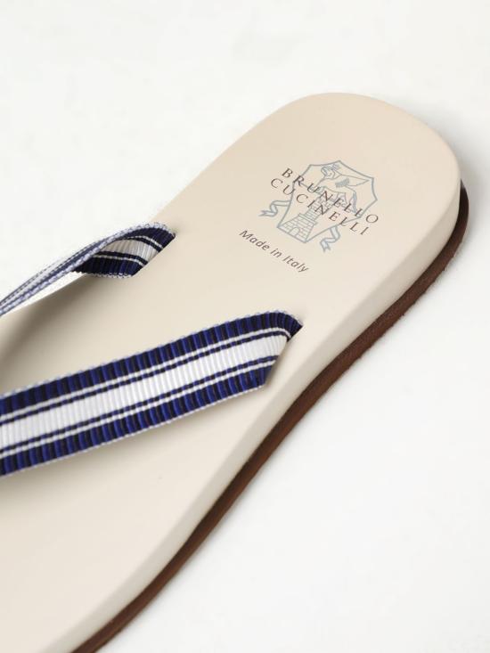 25SS 브루넬로 쿠치넬리 뮬/슬리퍼 MZUNAVH328 CJR38 Beige - BRUNELLO CUCINELLI