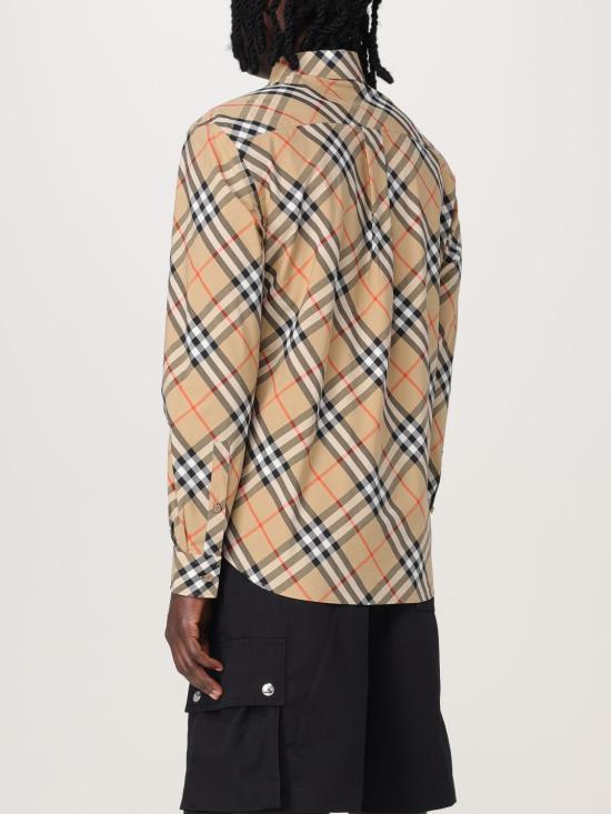 25FW 버버리 체크 코튼 셔츠  8106165 Nude - BURBERRY