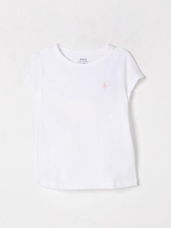 25FW [키즈] 폴로 랄프로렌 티셔츠 312833549 064 White