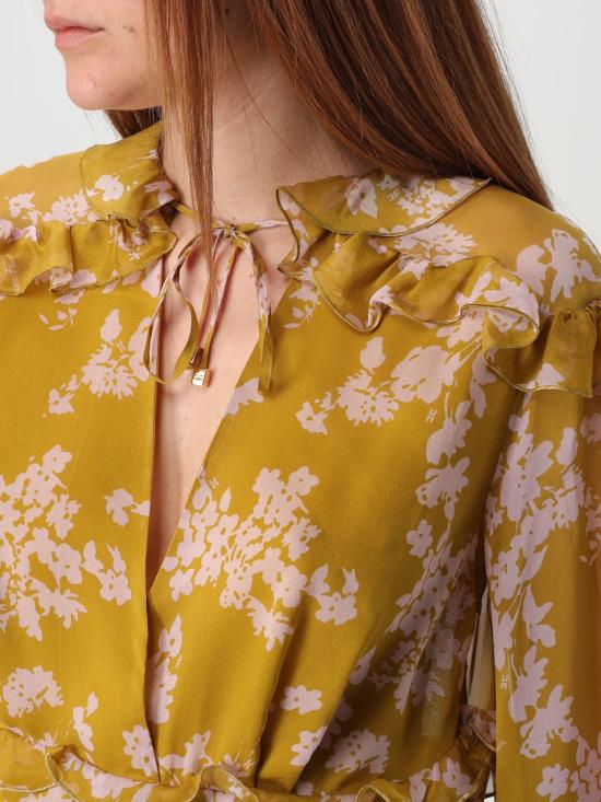 25FW 엘리자베타프랜치 숏 원피스 AB715 DJ4 Yellow - ELISABETTA FRANCHI