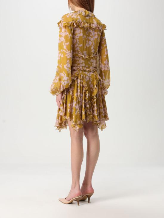 25FW 엘리자베타프랜치 숏 원피스 AB715 DJ4 Yellow - ELISABETTA FRANCHI