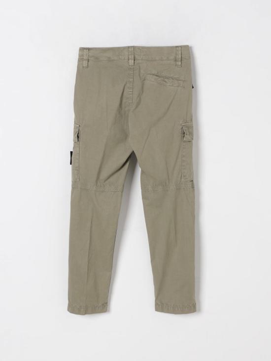 25FW [키즈] 스톤 아일랜드 스트레이트 팬츠 3100006S0009 V0168 Brown - STONE ISLAND