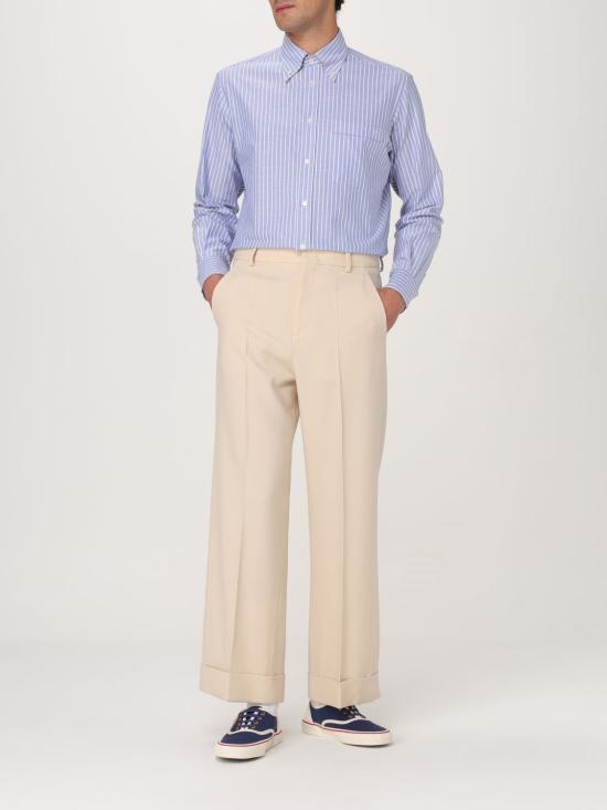 25SS 발렌티노 가라바니 긴팔 셔츠 6V3ABQ35AL0 PG8 Gnawed Blue - VALENTINO GARAVANI