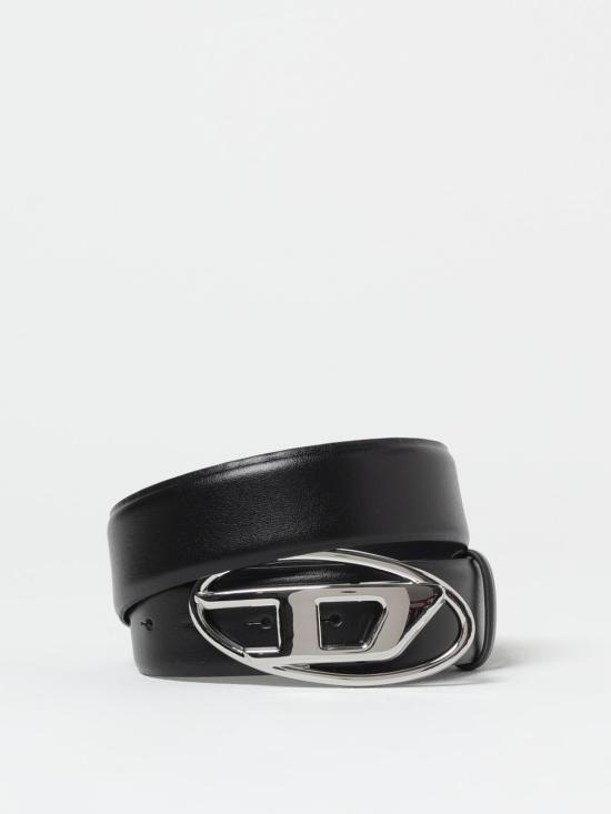 26SS 디젤 Oval D 버클 가죽 벨트 X10133P6364 T8013 Black