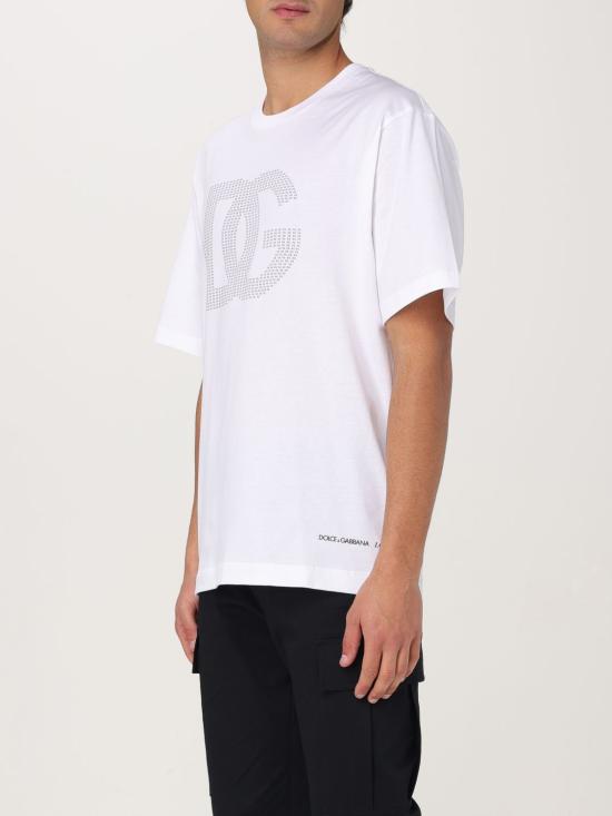 25FW 돌체앤가바나 반팔 티셔츠 G8PN9TG7O4O W0800 White - DOLCE & GABBANA