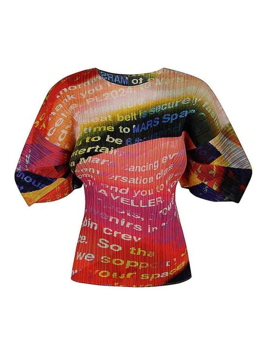  플리츠플리즈 블라우스 PP48JK67294 Orange