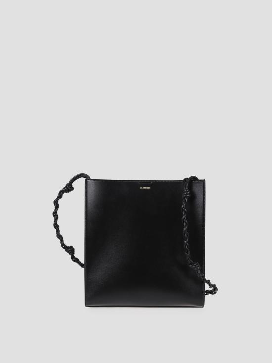 25FW 질샌더 크로스백 J07WG0023P4841 001 BLACK