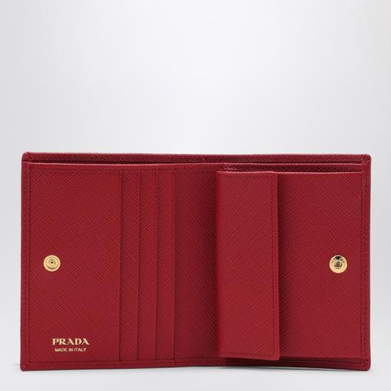 25SS 프라다 지갑 1MV204QWA Red - PRADA