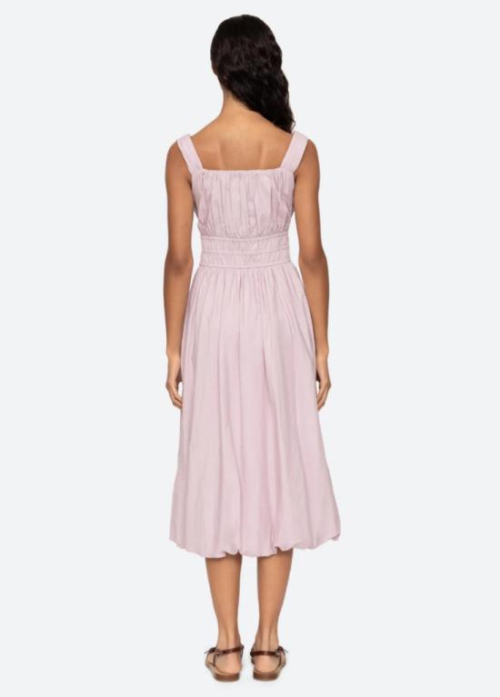  씨뉴욕 롱 원피스 Sea Ny Emmet 미디 드레스 라일락 - SEA NY