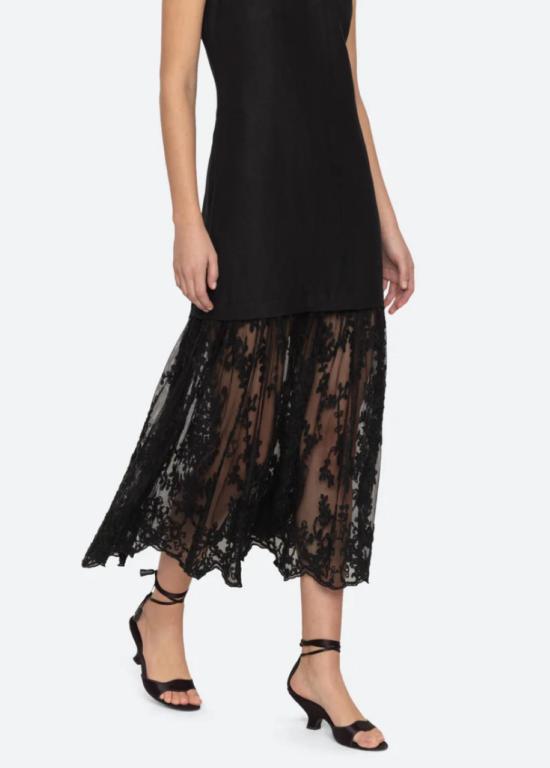  씨뉴욕 롱 원피스 Sea Ny Marja 콤보 드레스 블랙 - SEA NY