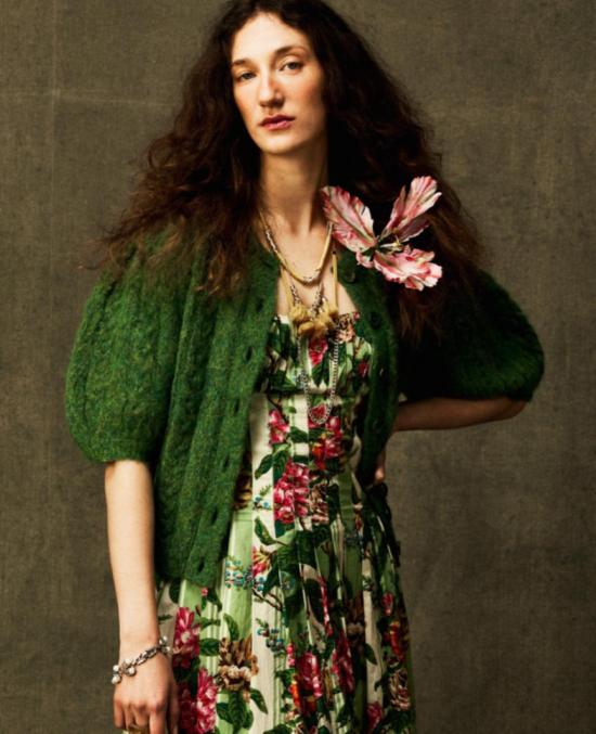  Mille 롱 스커트 밀 툴리 드레스 가든 스트라이프 - OTHER BRANDS