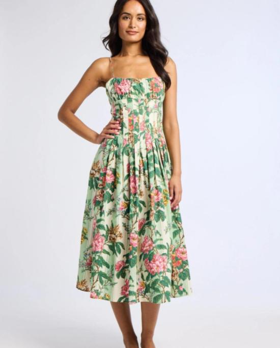  Mille 롱 스커트 밀 툴리 드레스 가든 스트라이프 - OTHER BRANDS