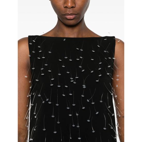 25SS 모스키노 원피스 0425 J0411 1555 BLACK - MOSCHINO