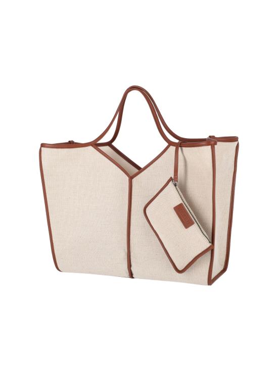 25SS 헤레우 숄더백 CASQWBS25 NATURAL CHESTNUT White - HEREU