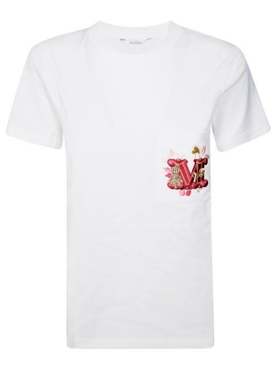 25SS 막스마라 반팔 티셔츠 2511941021600 004 BIANCO