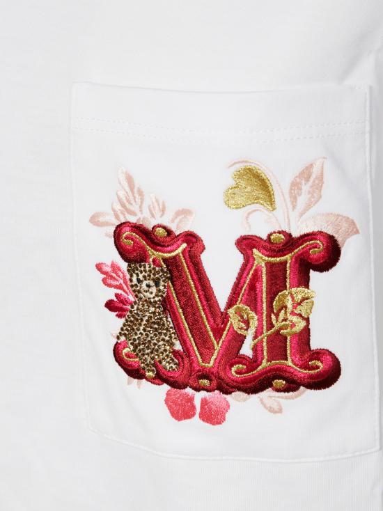 25SS 막스마라 반팔 티셔츠 2511941021600 004 BIANCO - MAX MARA