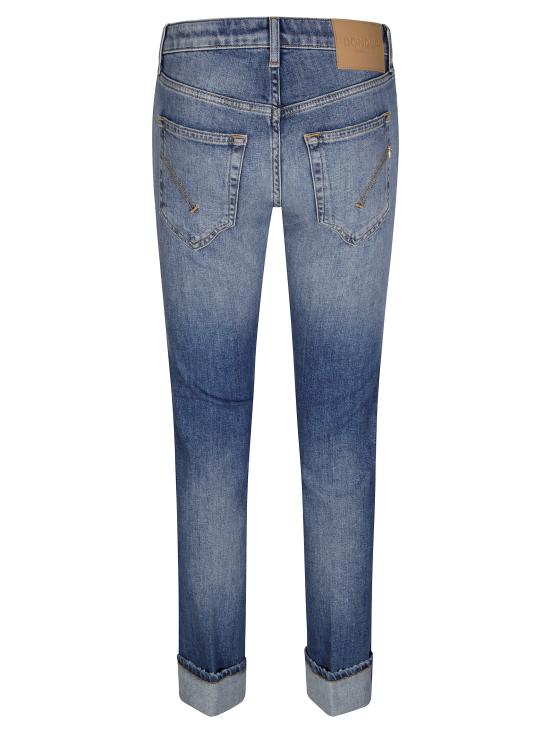 25SS 돈답 스트레이트 팬츠 DP801DSK297J09 800 BLU - DONDUP