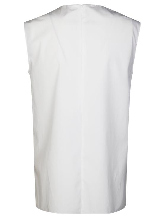 25SS 마르니 민소매 티셔츠 TTMA0373S0UTC223 00W01 Bianco - MARNI