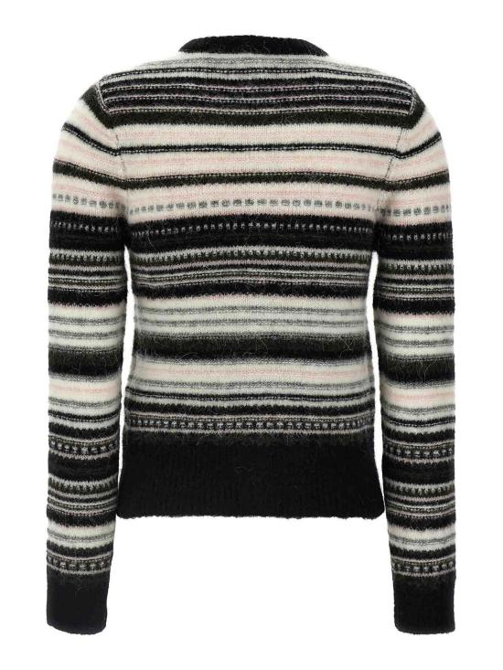  가니 /  여성 로고 자수 스트라이프 가디건 K2326099 Multicolour BPG - GANNI