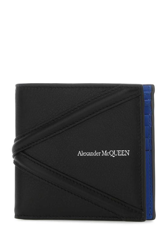 24FW 알렉산더 맥퀸 남성지갑 7263201AAD0 1000 Black - ALEXANDER MCQUEEN