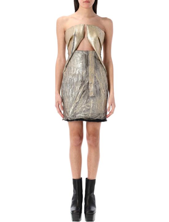 25SS 릭 오웬스 숏 원피스 RP01E7531SGMC 02 Oro