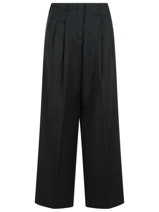 25SS 골든구스 스트레이트 팬츠 GWP01203 P00154690100 Black