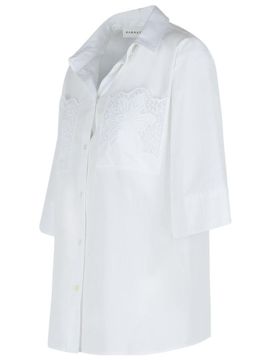 25SS 파로쉬 셔츠 CIOCCOLATO D381221001 White - PAROSH