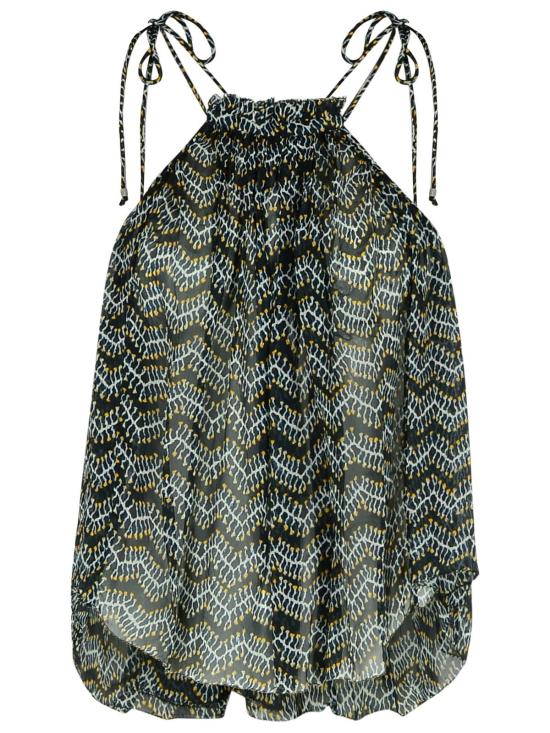 25SS 이자벨마랑에뚜왈 민소매 티셔츠 HT0554FA C1J07E02FK Black