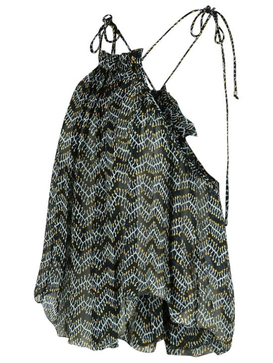 25SS 이자벨마랑에뚜왈 민소매 티셔츠 HT0554FA C1J07E02FK Black - ISABEL MARANT ETOILE