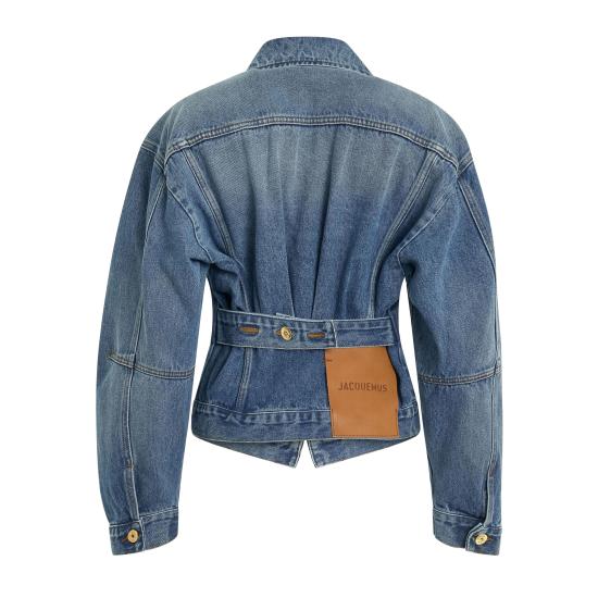 25SS 자크뮈스 데님 자켓 241DE036151333C BLUE TABAC DOM - JACQUEMUS