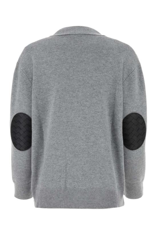 24FW 보테가베네타 가디건 774699V2MM0 8531 GREY - BOTTEGA VENETA