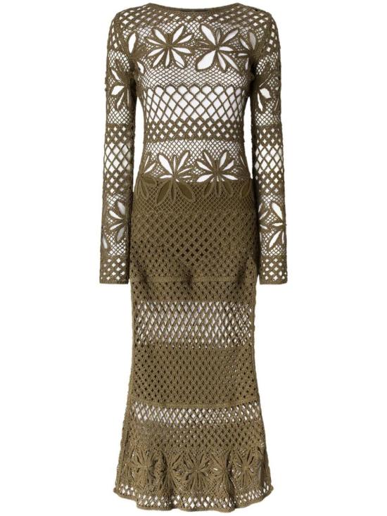 25SS 핑코 롱 원피스 ORTLES104731A2FFX26 MULTICOLOR