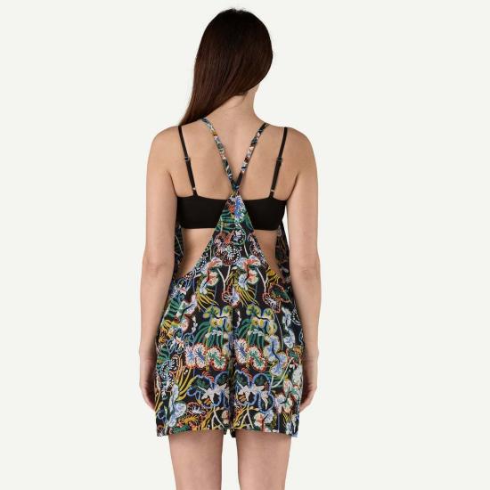  파타고니아 롱 원피스 Patagonia 여성용 Tidal Threads 롬퍼 오 코럴/울 화이트 - PATAGONIA