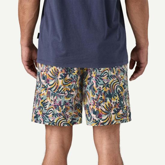  파타고니아 숏팬츠 Patagonia Baggies Longs 7" Wild Botanist: 조수 청록색 - PATAGONIA