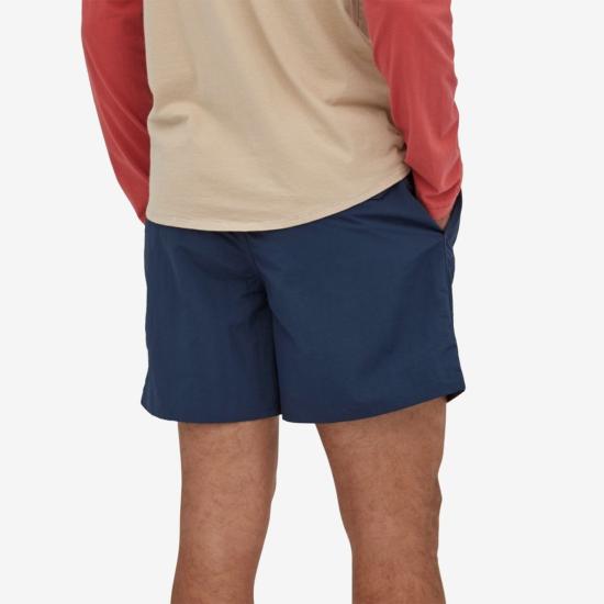  파타고니아 숏팬츠 Patagonia Baggies Shorts 5" Swallowtail Geo: 스틸 블루 - PATAGONIA