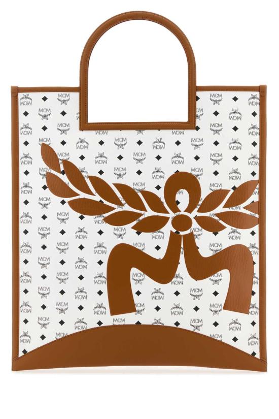  엠시엠 토트백 MWTESTA04 WT Printed