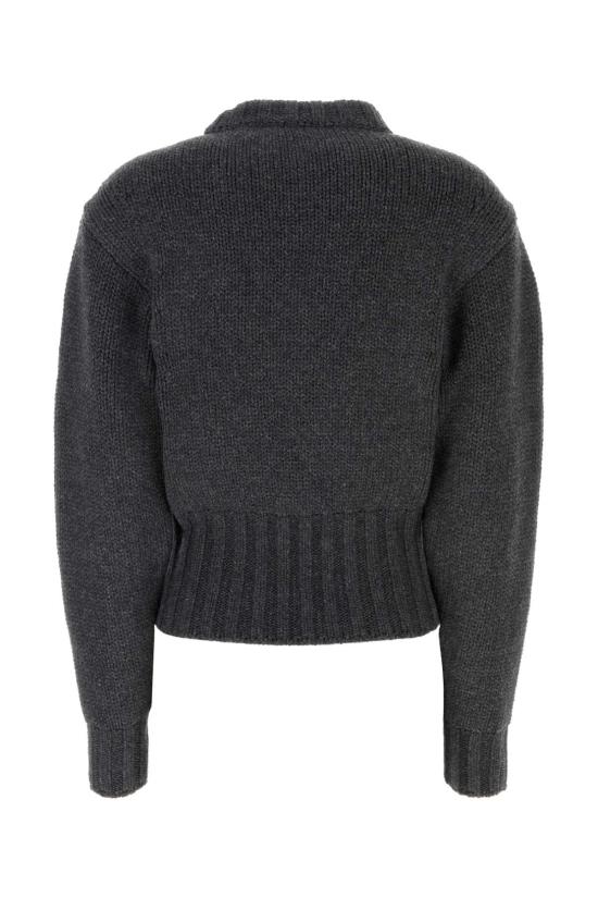 24FW 알렉산더 맥퀸 스웨터 807668Q1BBI 1015 Grey - ALEXANDER MCQUEEN