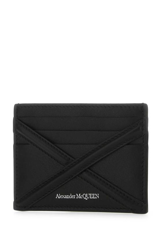24FW 알렉산더 맥퀸 남성지갑 7263241AAD0 1000 Black - ALEXANDER MCQUEEN