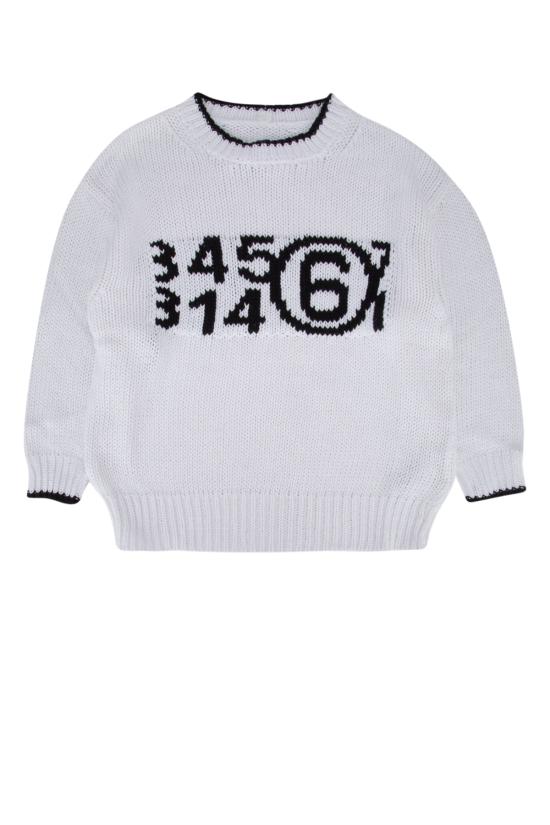  [키즈] MM6 메종마르지엘라 니트/스웻셔츠 M60537MM02Z M6100 WHITE