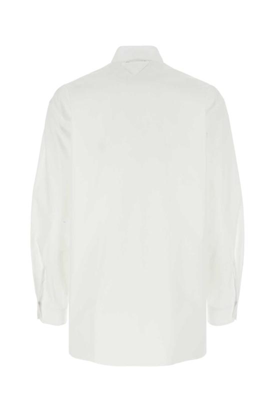  프라다 / 여성 화이트 포플린 셔츠 P407GS2211XV2 F0009 White BPG - PRADA