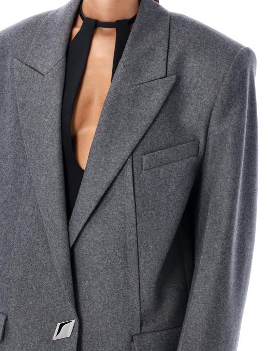 24FW 디 아티코 수트 자켓 248WCG65W055 084 GREY - THE ATTICO