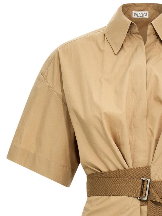 25SS 브루넬로 쿠치넬리 롱 원피스 M0H93A5306C2871 BROWN - BRUNELLO CUCINELLI