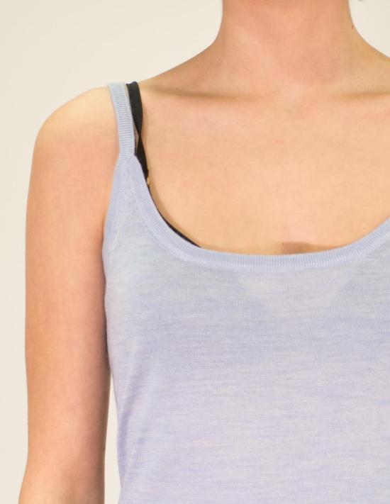 25FW 라 로즈 민소매 티셔츠 MG303 31220 SKY - LA ROSE